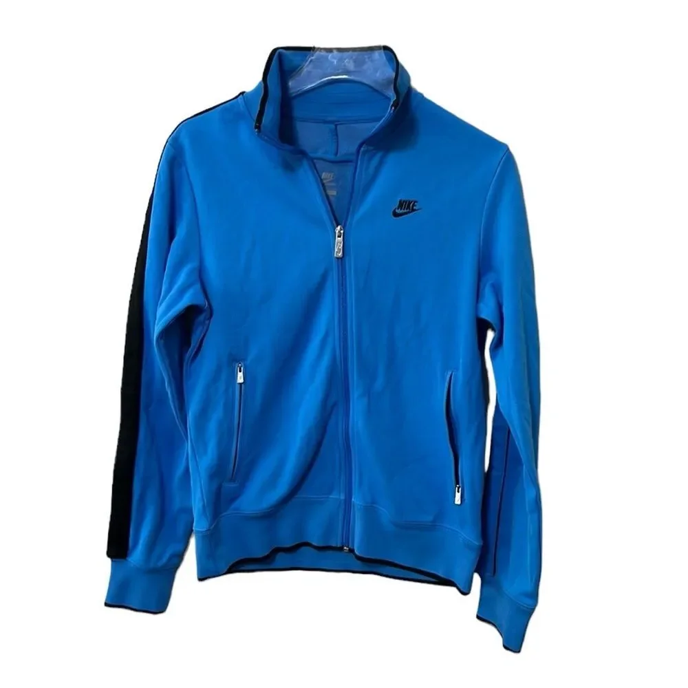 Nike Sportswear Full Zip Track Training Jacket Blue Women's Size S